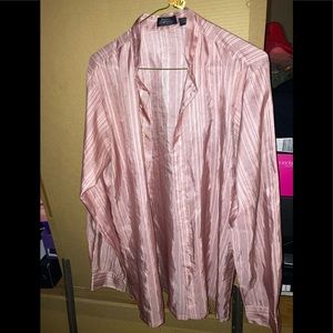 Pink button down blouse